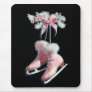 ICE SKATES in PINK by SHARON SHARPE Mouse Pads