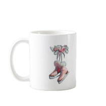ICE SKATES in PINK by SHARON SHARPE Mug