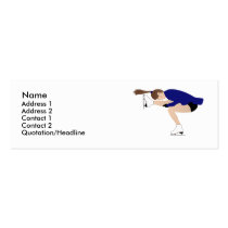 Ice Skating Business Card - Customisable! business cards