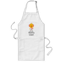 Ice Skating Chick Apron