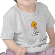 Ice Skating Chick Infant T shirt