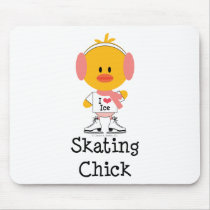 Ice Skating Chick Mousepad
