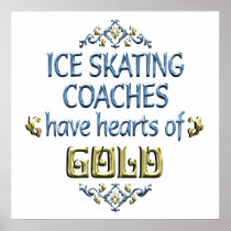 Ice Skating Coach Appreciation Posters