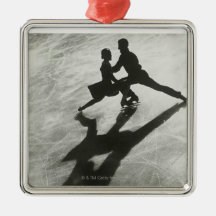 Ice Skating Couple Christmas Tree Ornament