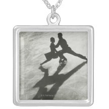 Ice Skating Couple Pendants