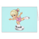 Ice Skating Girl cards