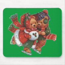 ice Skating Pair Mousepads