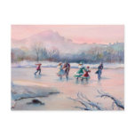 ICE SKATING PARTY by SHARON SHARPE Card postcards