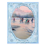 ICE SKATING PARTY by SHARON SHARPE Post Cards
