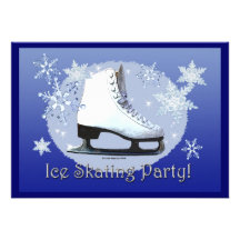 Ice Skating Party! Custom Invitations