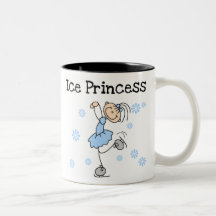 ICE SKATING PRINCESS COFFEE MUGS