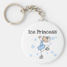 Ice Skating Princess Keychains