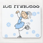 ICE SKATING PRINCESS mousepads