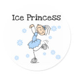 ICE SKATING PRINCESS stickers