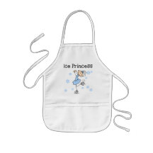 Ice Skating Princess Tshirts and Gifts Apron