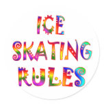 Ice Skating Rules stickers