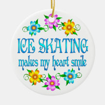Ice Skating Smiles Christmas Ornaments