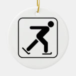 Ice Skating Symbol Ornament