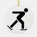 Ice Skating Symbol Ornament