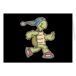 ice skating turtle card