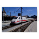ICE train in Cologne in Germany cards