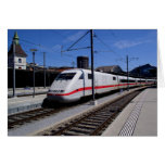 ICE train in Cologne in Germany cards