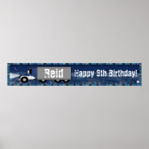Ice Trucker Banner Print