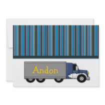 Ice Trucker Flat Thank You Card