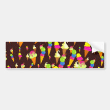 Ice Wallpaper Bumper Stickers