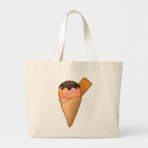 Icecream Canvas Bags