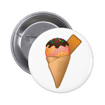 Icecream Pinback Button