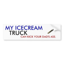 Icecream Truck Bumper Sticker