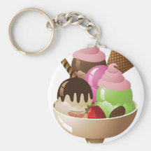 IceCreamSundae Keychains