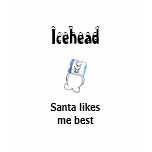 Icehead Santa likes me best Christmas shirt