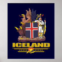 Iceland COA Print