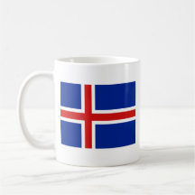 Iceland Flag ~ Map Mug