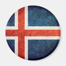 Iceland Flag Refrigerator Magnet