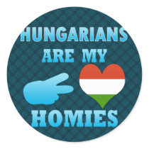 Icelanders are my Homies Round Sticker