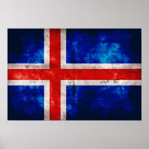 Icelandic Flag Poster