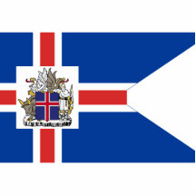 Icelandic Presidential, Iceland flag Photo Sculptures