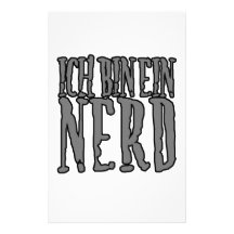 Ich Bin Ein Nerd Custom Stationery