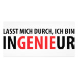 Ich bin Ingenieur photo cards