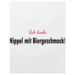 Ich habe Nippel mit Biergeschmack! T-shirt Personalized Flyer