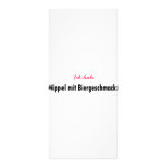 Ich habe Nippel mit Biergeschmack! T-shirt Rack Cards