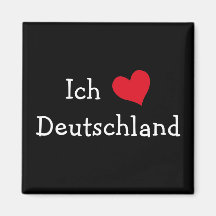 Ich liebe Deutschland Fridge Magnets