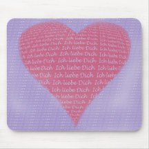 Ich liebe Dich Mauspad