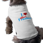 Ich liebe I love Oberfranken Haustier Tshirts