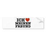 Ich Liebe Meinen Freund bumper stickers