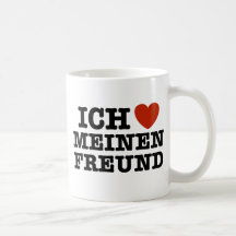 Ich Liebe Meinen Freund Coffee Mugs