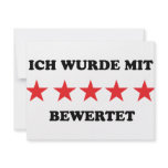 ich wurde mit 5 sternen bewertet custom announcements